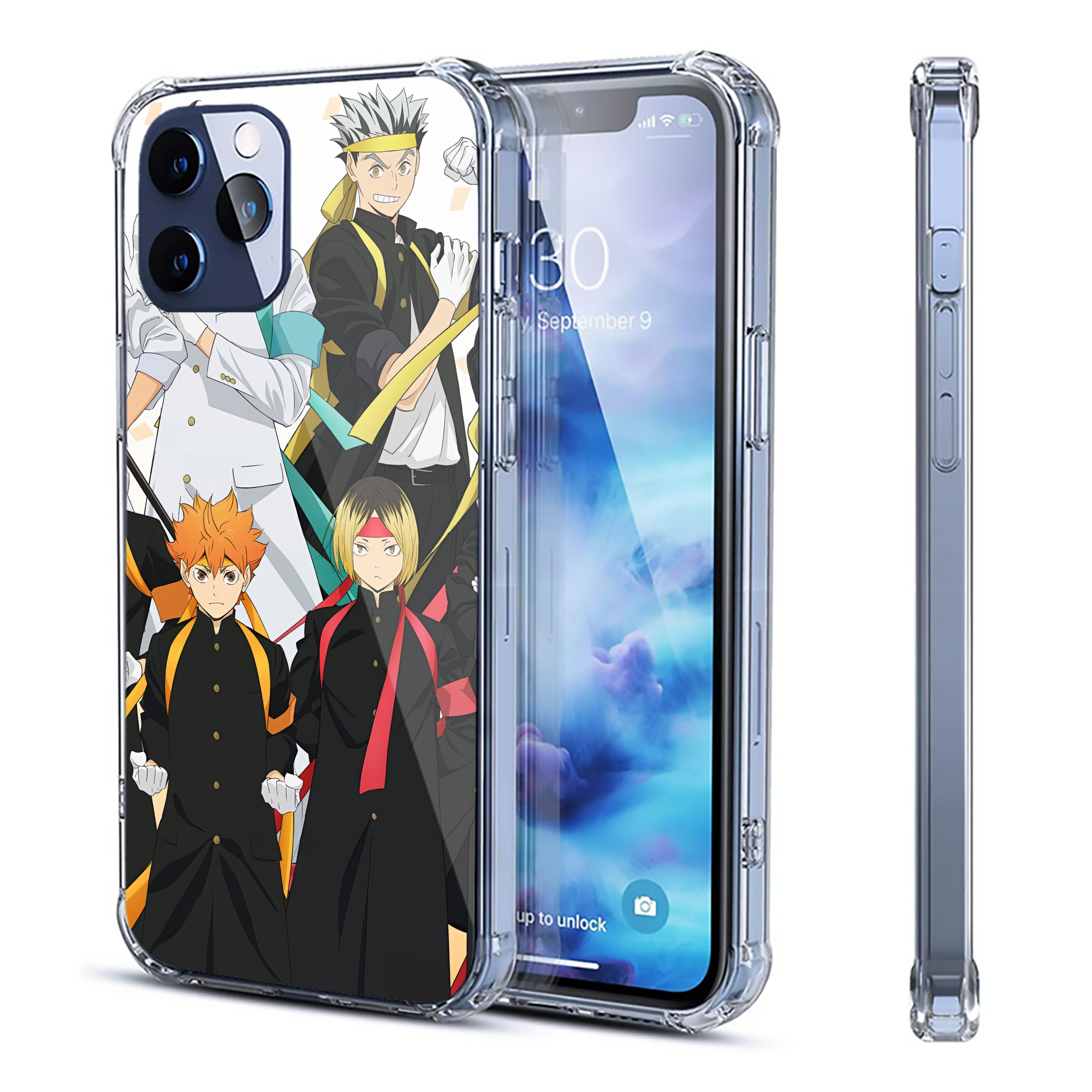 （画像用） ハイキュー!! Haikyu!! 【iPhone 12シリーズ対応】透明スマホケース（クリアソフトケース）